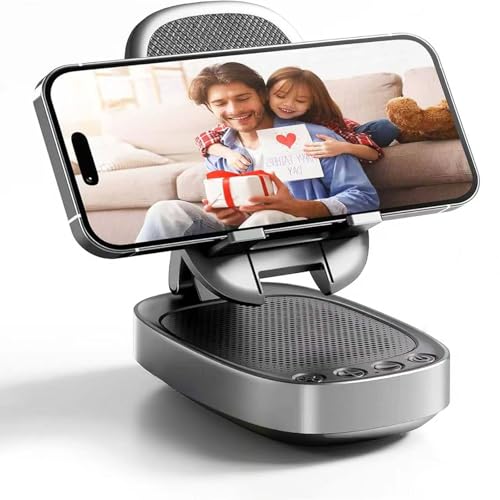 Bluetooth Speaker Phone Stand with LED Light