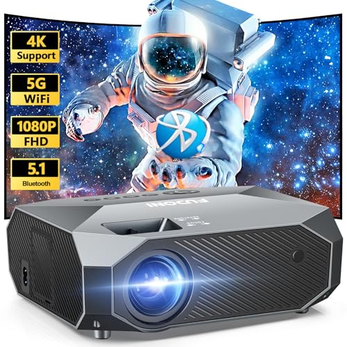 WiFi Bluetooth 4K Support 1080p Home Theater Projector