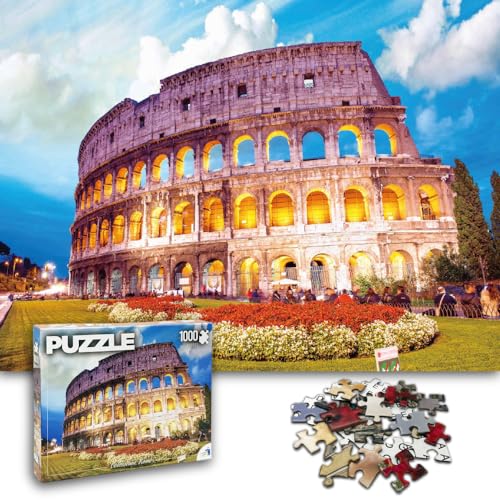1000 Piece Colosseum Rome Italy Jigsaw Puzzle