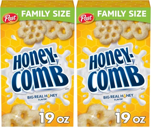 2 Pack Honeycomb Honey Flavored Corn Oat Cereal