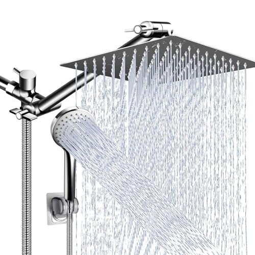 10-Inch High Pressure Shower Head and Handheld Combo