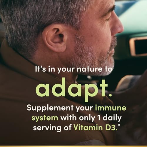 Nature's Bounty Vitamin D3, Immune Support, 125 mcg (5000iu), Rapid Release Softgels, 240 Ct