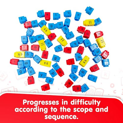 CVC Word Building Activity Cards for Kids 4+