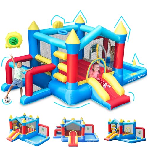 AirMyFun Kids Inflatable Bounce House with Slide