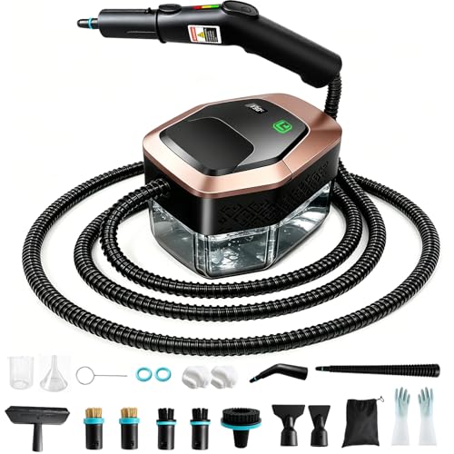 Adjustable Pressurized Handheld Steam Cleaner with Large Tank