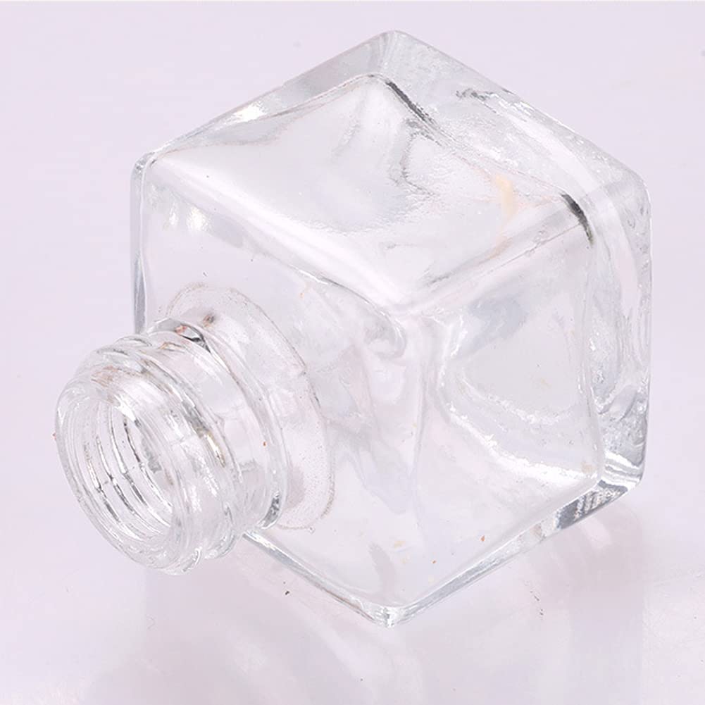 4 Pcs Mini Glass Salt and Pepper Shakers