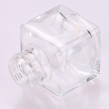 4 Pcs Mini Glass Salt and Pepper Shakers