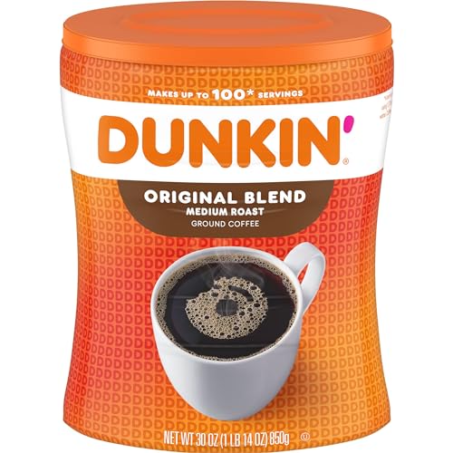 30 Ounce Dunkin' Original Blend Ground Coffee Medium Roast