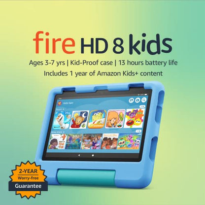 Amazon Fire HD 8 Kids Tablet, 64GB, Blue