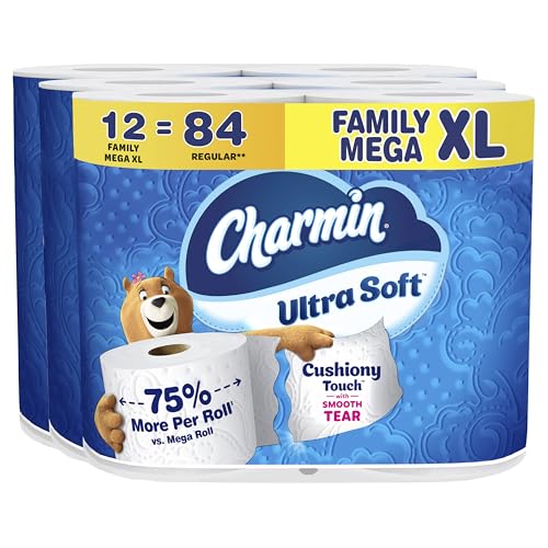 12 Rolls Charmin Ultra Soft Toilet Paper