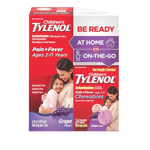 2 Piece Tylenol Children’s Acetaminophen Liquid and Chewables