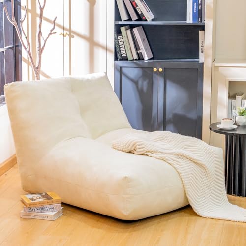 Memory Foam Bean Bag Chair for Adults, Ergonomic Sofa