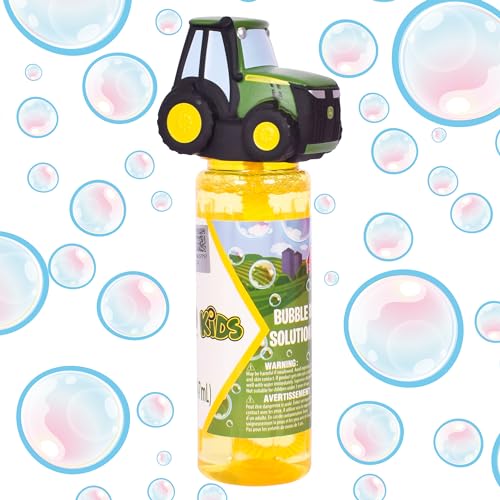 5oz Tractor Bubble Bottle Outdoor Toy for Toddlers