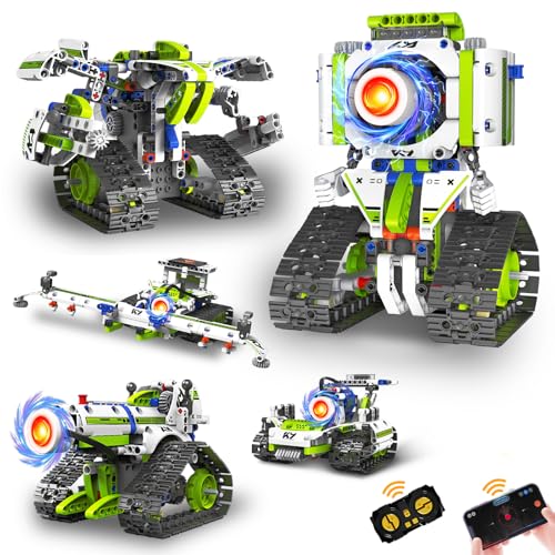 337 Piece STEM Robot Building Kit with App Control