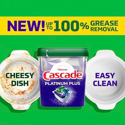 47 Count Cascade Platinum Plus Dishwasher Pods