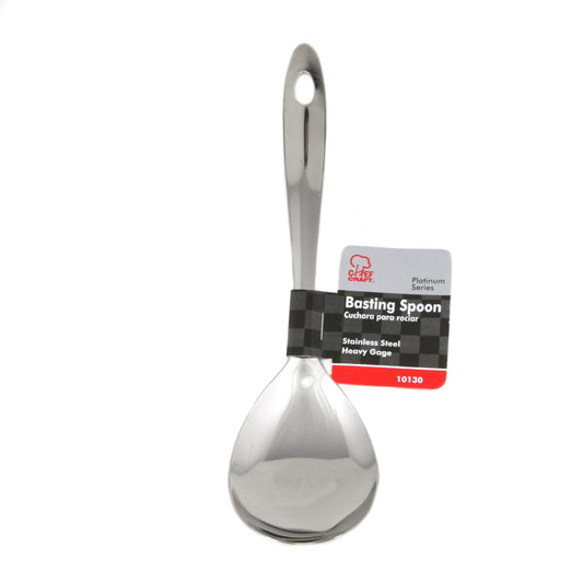 Chef Craft Stainless Steel Serving Spoon, 9.5 Inch
