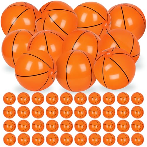 30 Pack Inflatable Basketball Beach Balls