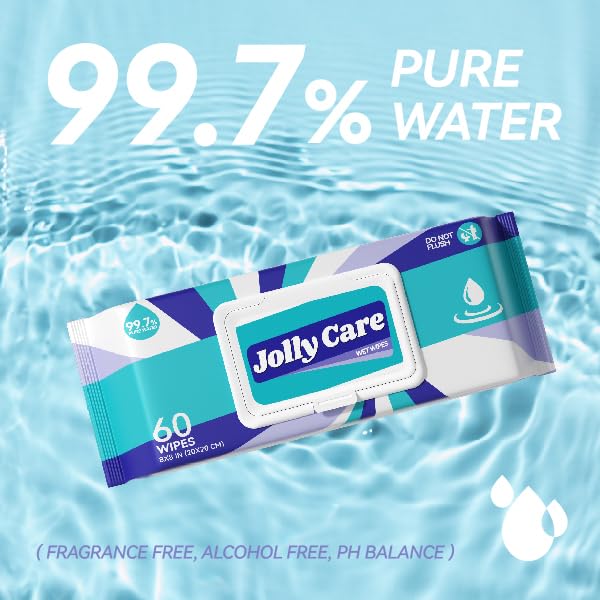 240 Count Jolly Care Cleansing Wet Wipes