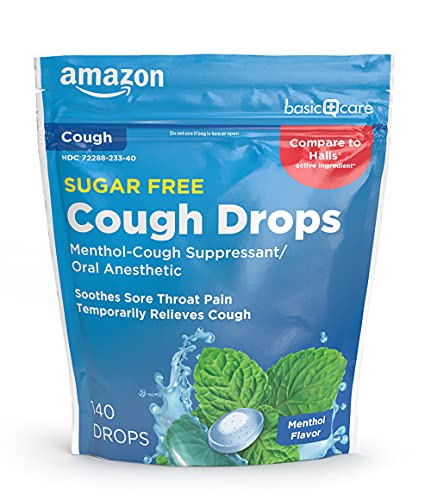 140 Count Sugar Free Menthol Cough Drops