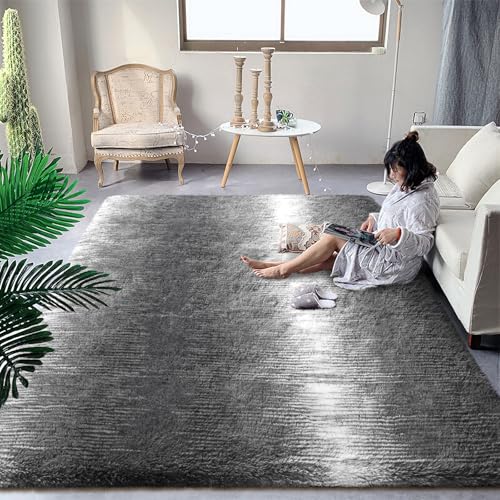 4x6 Shaggy Kids Rug Plush Washable Non-Slip Carpet