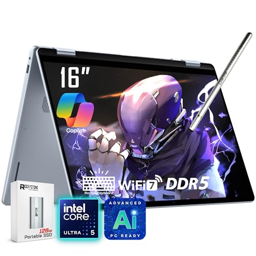 Dell 16" 2-in-1 Touchscreen Laptop 16GB RAM 1TB SSD