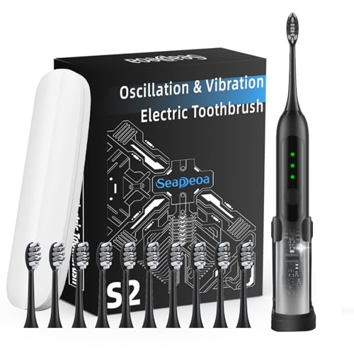 10 Pack Electric Toothbrush with Travel Case, USB Rechargeable