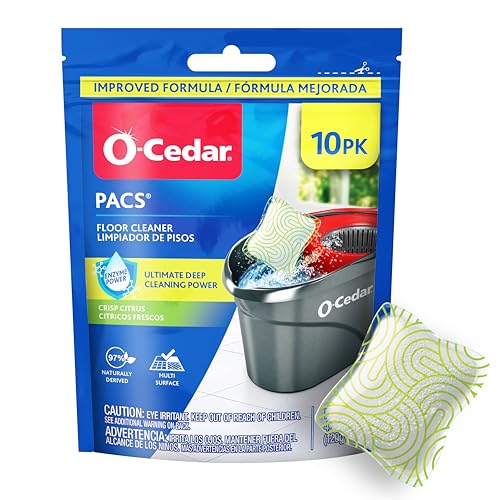 10 Count O-Cedar Hard Floor Cleaner PACS