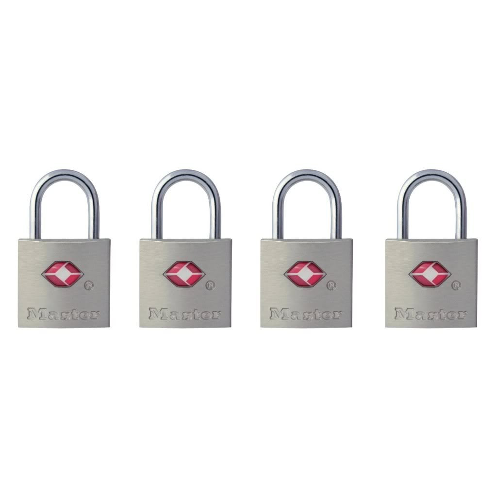 Master Lock TSA Keyed Alike Luggage Lock Set