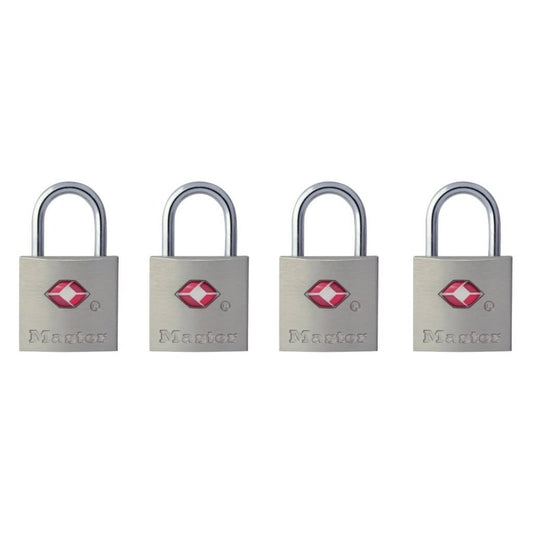 Master Lock TSA Keyed Alike Luggage Lock Set