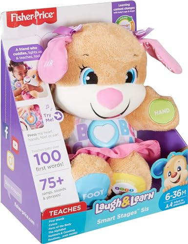 Fisher-Price Laugh & Learn Plush Toy for Infants