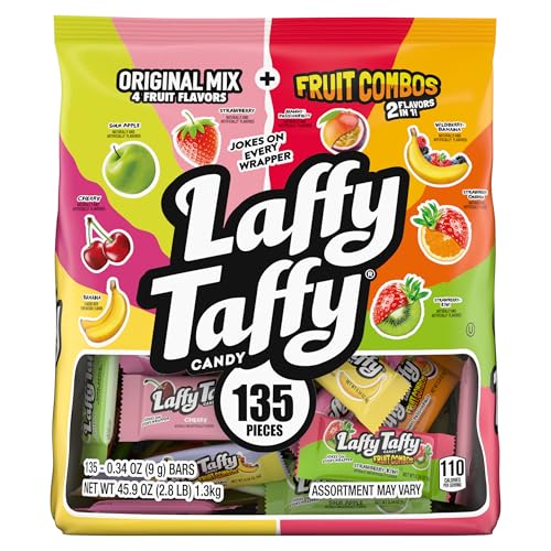 135 Count Laffy Taffy Mini Bars Chewy Candy