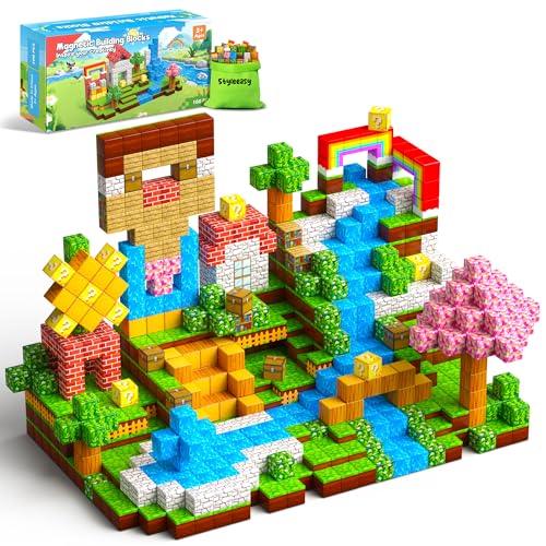 100 Piece Magnetic Building Blocks Construction Set