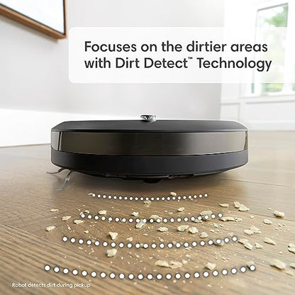 iRobot Roomba Combo i5+ Self-Emptying Robot Vacuum and Mop, Clean by Room with Smart Mapping, Empties Itself for Up to 60 Days, Works with Alexa, Personalized Cleaning OS
