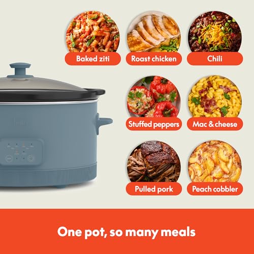 BELLA 6Qt Programmable Slow Cooker with Nonstick Pot