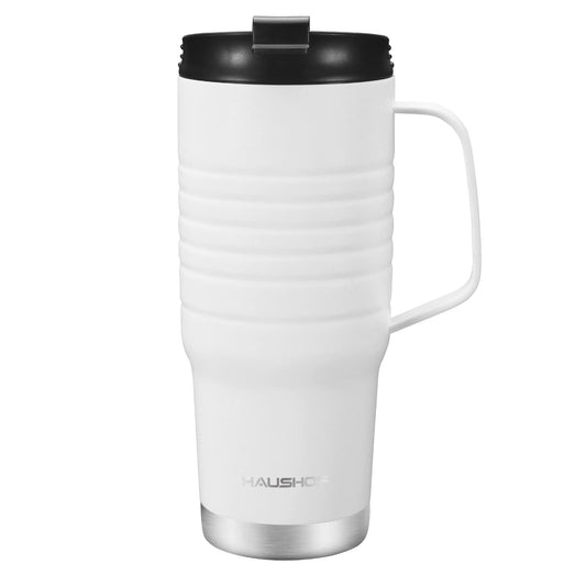24 oz HAUSHOF Stainless Steel Travel Mug with Handle