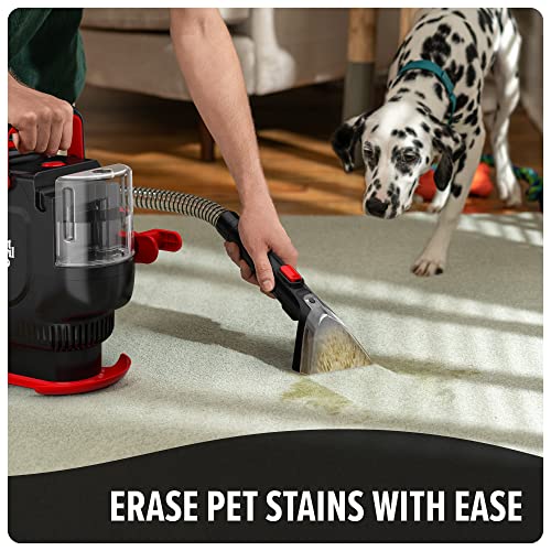 Dirt Devil Portable Spot Compact Carpet Cleaner for Carpet & Upholstery, Powerful Suction with Versatile Tools, Pet Stain Remover, Carpet Shampooer, FD13000, Black