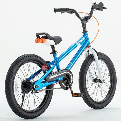 RoyalBaby Freestyle 7 Kids Bike 18 Inch Blue