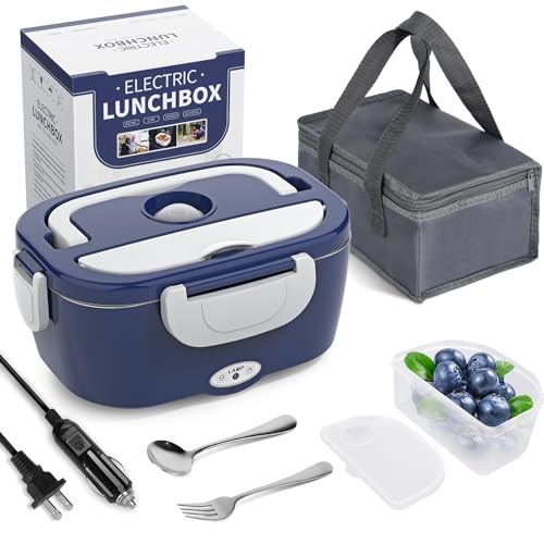 Electric Lunch Box Food Heater, 3-in-1 Portable Warmer