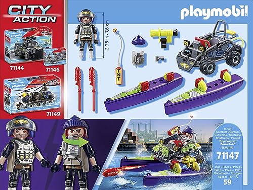 Playmobil Tactical Police All-Terrain Quad Vehicle