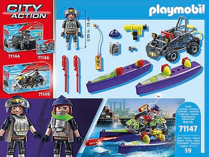 Playmobil Tactical Police All-Terrain Quad Vehicle