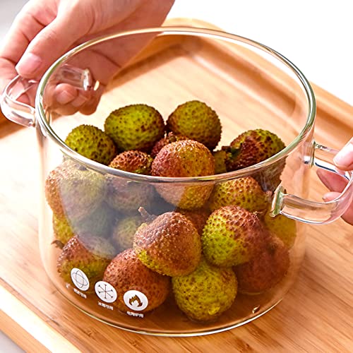 1.35L Borosilicate Glass Saucepan with Lid