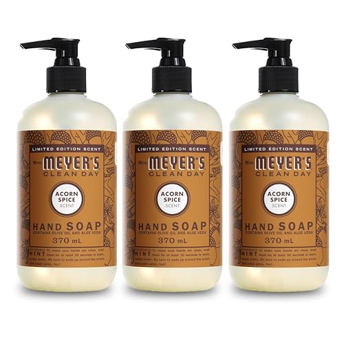 3 Pack Mrs. MEYER'S Hand Soap Essential Oils 12.5oz
