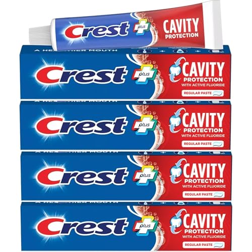 4 Pack Fluoride Cavity Protection Toothpaste 8.2 oz