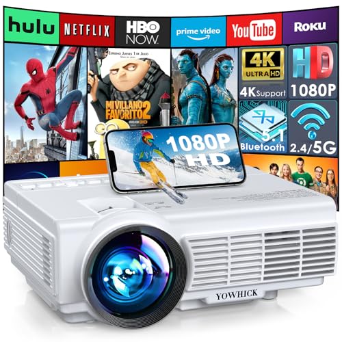 1080p WiFi Bluetooth Mini Movie Projector