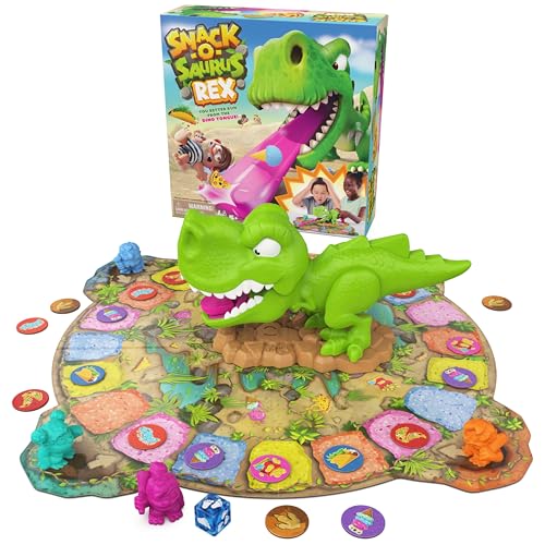 Spin Master Games Snack-O-Saurus Rex Interactive Dinosaur Game