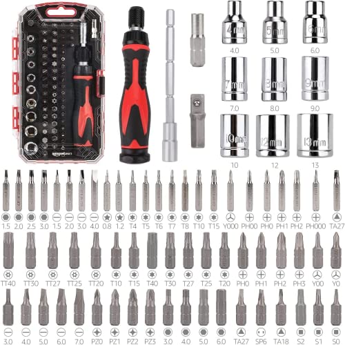 73-Piece Magnetic Ratcheting Screwdriver and Wrench Set