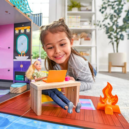 KidKraft 2-in-1 Glamp & Go Doll Camper