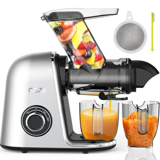 COZII Cold Press Juicer with Large Feed Chute