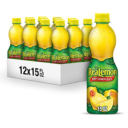 12 Pack ReaLemon 100% Lemon Juice Bottles (OU)