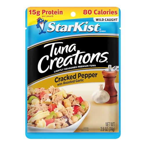 1 Pack StarKist Tuna Creations Cracked Pepper Garlic Pouch